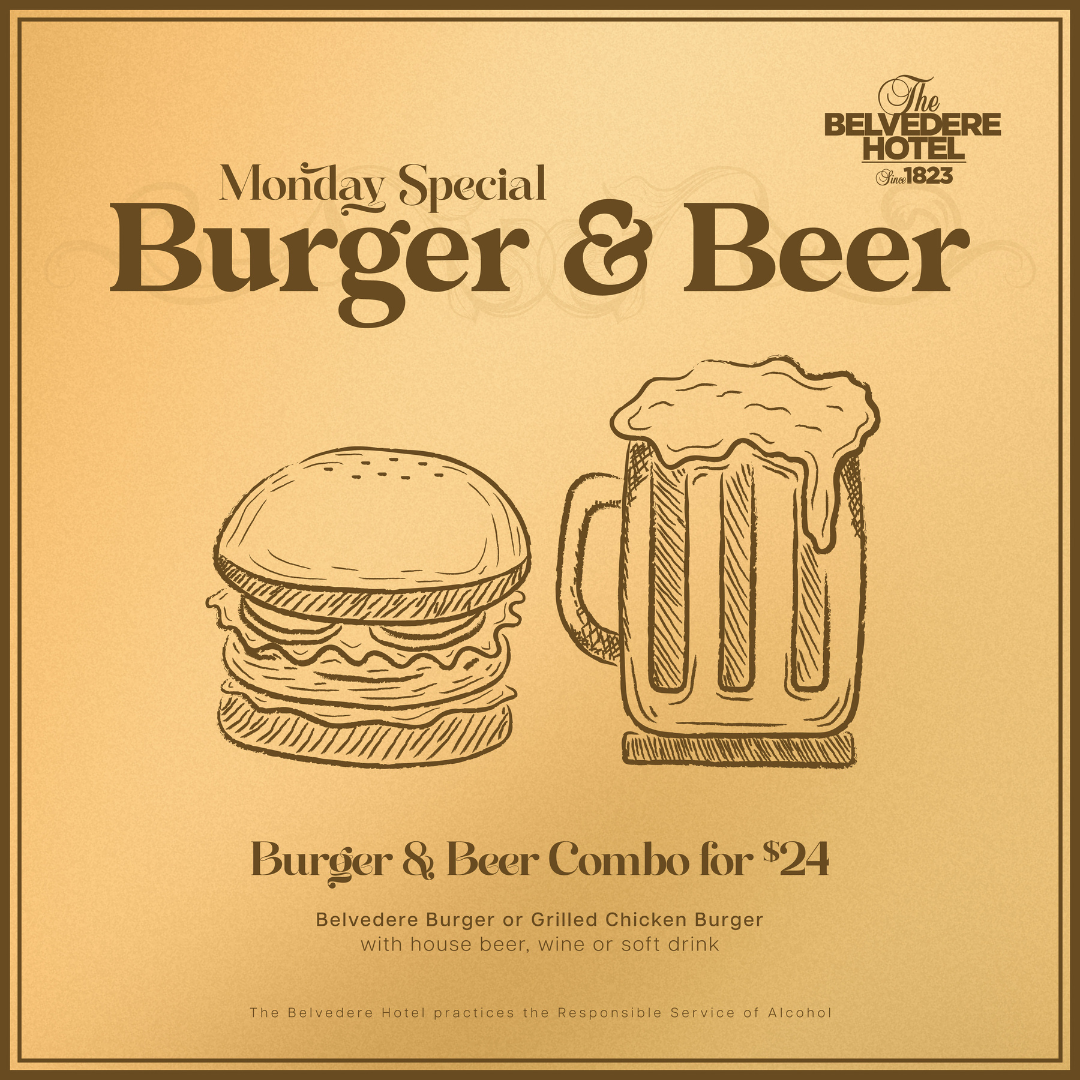Burger & Beer Monday Special